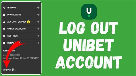 How To Log Out Unibet Account Sign Out Unibet Account Youtube