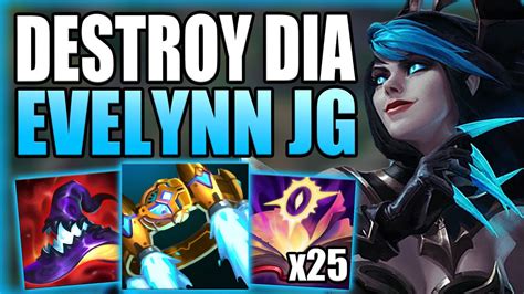 How To Destroy High Diamond Elo Correctly With Evelynn Jungle Best