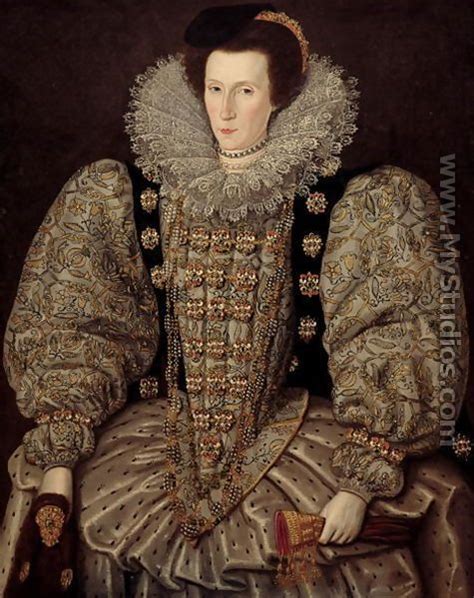 Elizabethian Portrait Paintings Portrait Of A Lady Of The Elizabethan