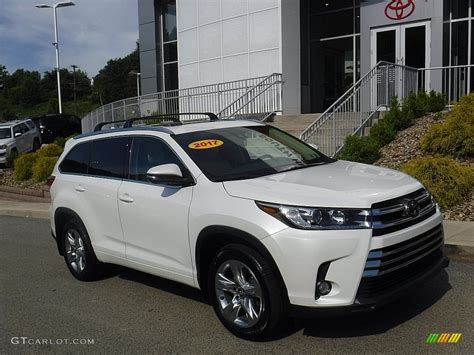 2017 Blizzard White Pearl Toyota Highlander Limited AWD 138347800