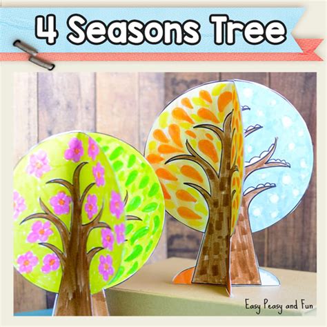 Four Seasons Tree Art Project