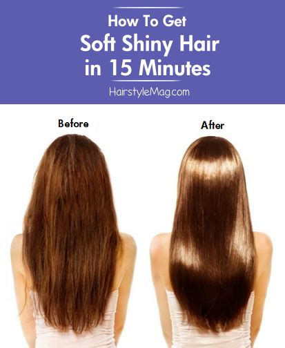 How To Get Soft Shiny Hair In 15 Minutes Hairstyle Mag