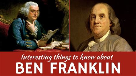 Benjamin Franklin 7 Interesting Facts From The Biography Of The American Polymath Youtube