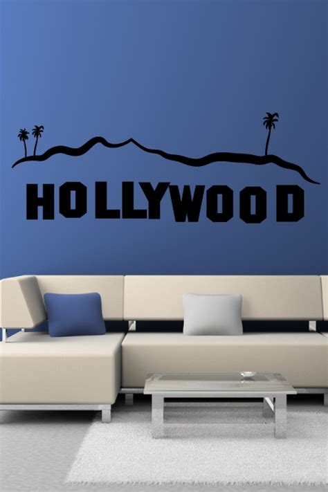 Wall Decals Hollywood Sign- WALLTAT.com Art Without Boundaries