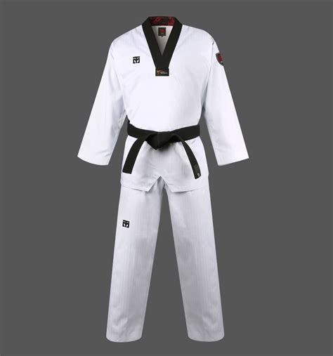 MOOTO Korean TaeKwonDo Uniform TKD Basic Dan Dobok Uniforms BS 4.5 WTF ...