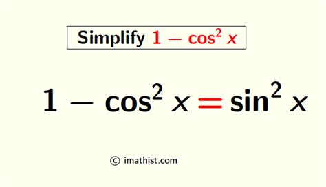 Simplify 1 Cos 2x 1 Cos 2x Formula IMath