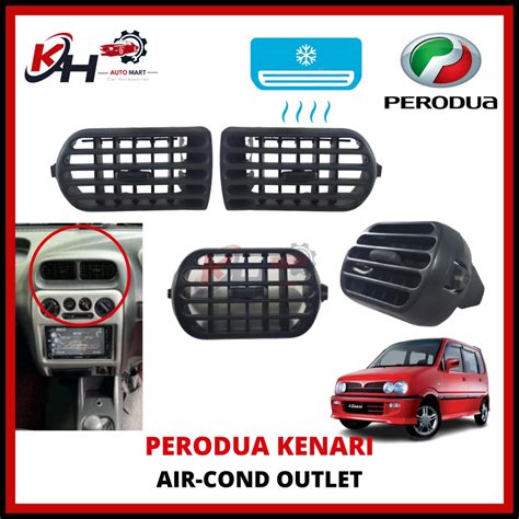 Perodua Kenari Car Air Cond Outlet Unit Oem Aircond Vent Daun Kereta