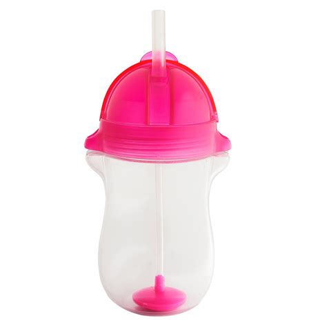 Munchkin - Any Angle Weighted Straw Cup 10oz - Pink | Buy at Best Price from Mumzworld