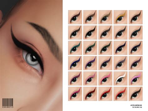 The Sims Resource Eyeliner N106