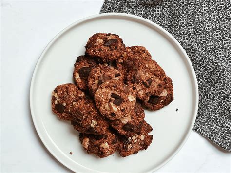 Receta de galletas avena y chocolate sin azúcar sin gluten y sin láctico