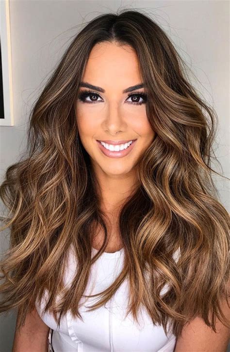 30 Cute Ways To Wear Brown Hair This Autumn 2021 Brown Toffee Highlights