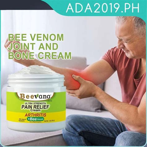 Beevana Bee Venom Joint And Bone Therapy Cream Joint Knee Pain