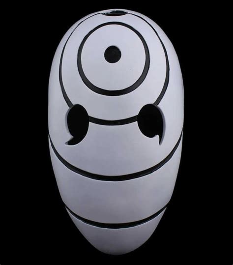 Uchiha Smiley Face Mask Tobi Obito Ninja Madara Cosplay Costume Resin