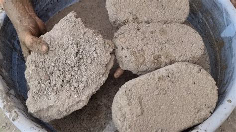 Asmr New Reused Pure Cement Crumbling In Water Extremely Soft Dusty