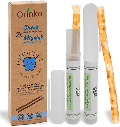 Siwak X Avec Tuis De Protection Brosse Dents Naturelle