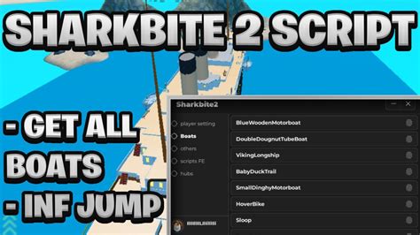 Op New Sharkbite 2 Keyless Script Pastebin Roblox Free Boats