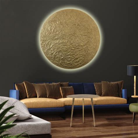 Holl Nder Meteor Gigante Led Wandleuchte Gold K Spez Reuter