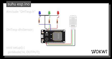 Suhu Esp Ino Wokwi ESP32 STM32 Arduino Simulator