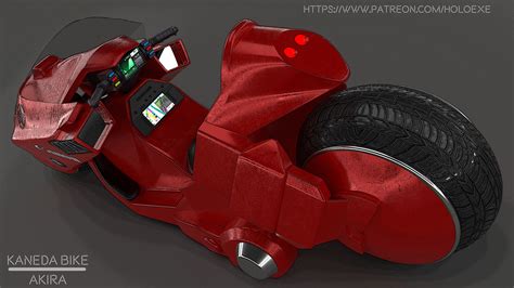 Kaneda Bike - AKIRA 3D model rigged | CGTrader