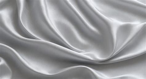 Premium Photo A White Silk Flag With A Silver Background With A White