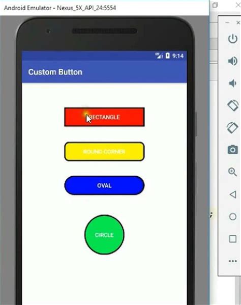 Custom Buttons In Android Using Android Studio