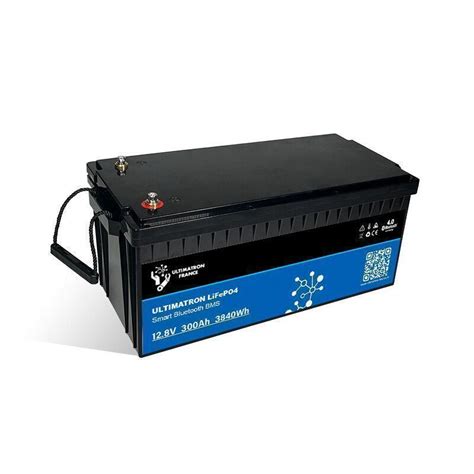 Ultimatron Batterie Lithium 12 8V 300Ah PRO LiFePO4 Smart BMS Avec