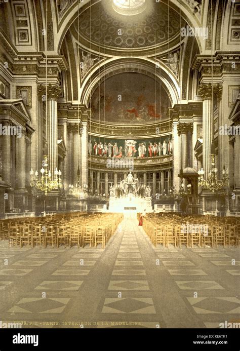 The Madeleine interior Paris France Stock Photo - Alamy