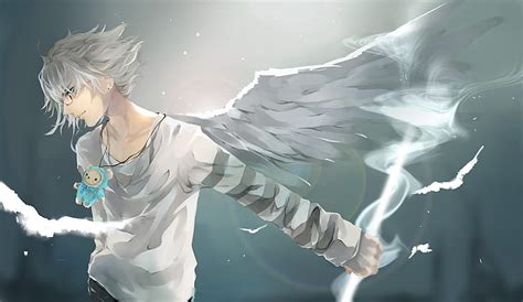 Online crop | HD wallpaper: Anime, Boy, Wings | Wallpaper Flare