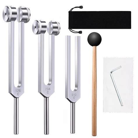 Buy Tuning Forks For Healing Chakra Set Hz Hz Hz Weighted