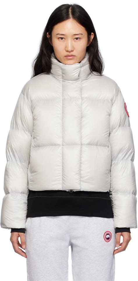 Canada Goose Gray Cypress Down Jacket SSENSE