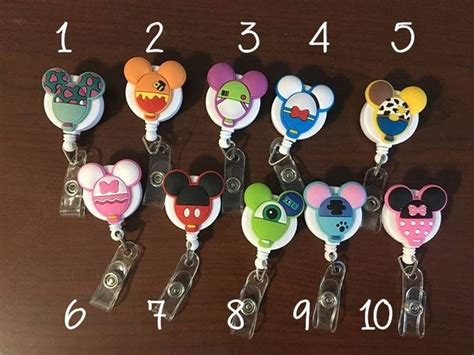 Sale Super Hero Mickey Ears Disney Id Badge Reel Etsy Id Badge