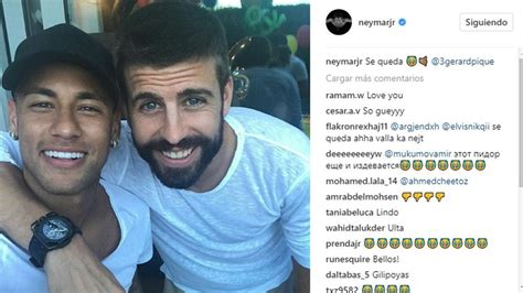 Neymar Y Piqu Recrean El Se Queda