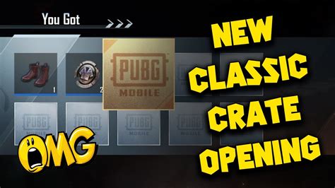 Classic Crate Opening Pubg New Crates Opening In Pubg Mobile