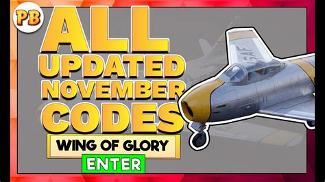 Roblox Wings Of Glory Codes November Redeem All The Latest And