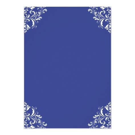 Elegant Vintage Royal Blue Wedding Invitations | Zazzle | Royal blue ...