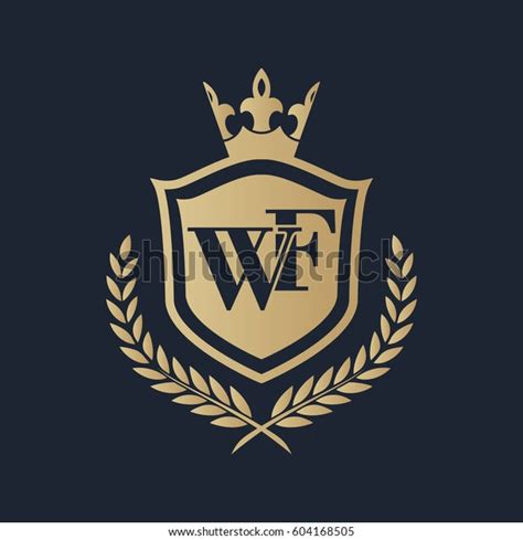 Wf Logo Stock Vector (Royalty Free) 604168505