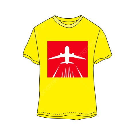 Gambar Elemen Kaos Kartun Kuning Kaos Kuning Kemeja Elemen Shirt Png Transparan Clipart Dan