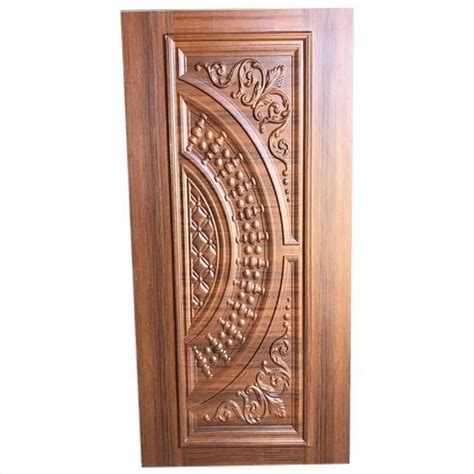 Vidya Enterprise Brown Membrane 3D 2D Door For Home Wooden At Rs