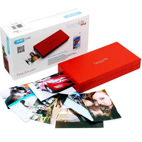 Portable Instant Mobile Photo Printer - Wireless Color Picture Printing ...