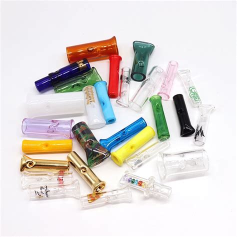 Glass Blunt Filter Tips Cigarette Glass Filter Customized Tips China Glass Filter Tips