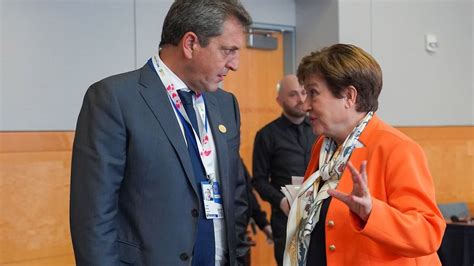 Sergio Massa Se Reunió Con Kristalina Georgieva Después De Que El Fmi