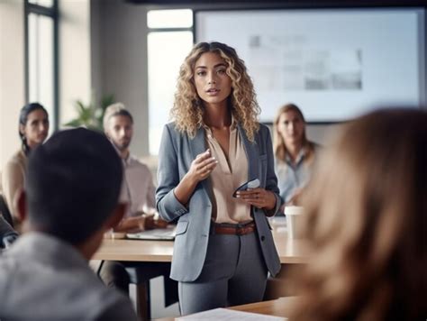 Grupo Escritório Empresária Reunião Trabalho Em Equipe Discussão Colega