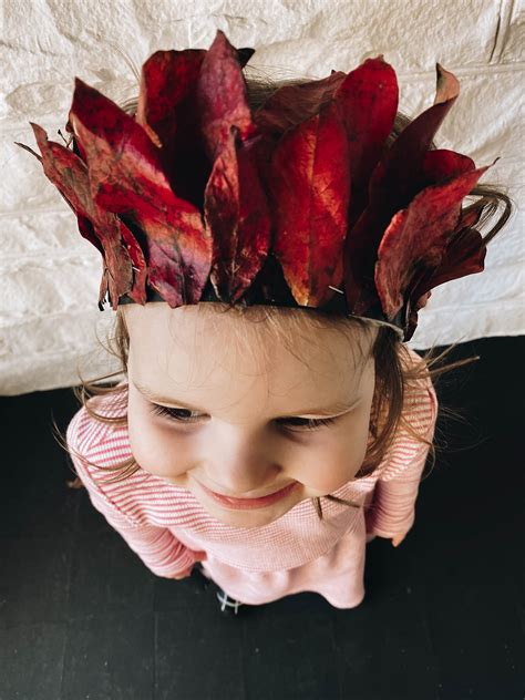 Leaf Crown DIY Craft | Home On Oak