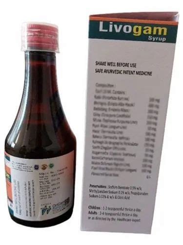 Livogam Herbal Hepato Protective Syrup For Liver Tonic At Rs