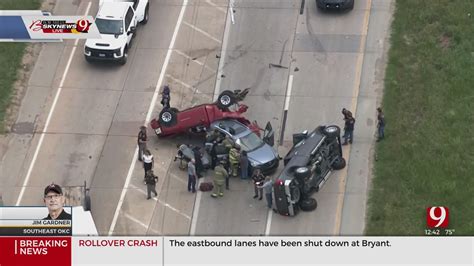 Oklahoma City Police Respond To Rollover Accident In Se Okc