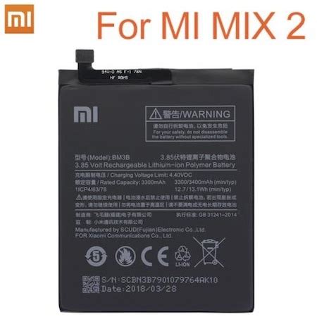 Xiaomi Mi Mix Pil Batarya Ve Tamir Seti Bm B Onual Fiyat Ar Ivi