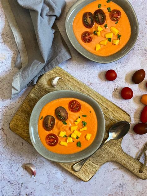 SALMOREJO De Mango Sin Pan Refrescante Cremoso Y Light