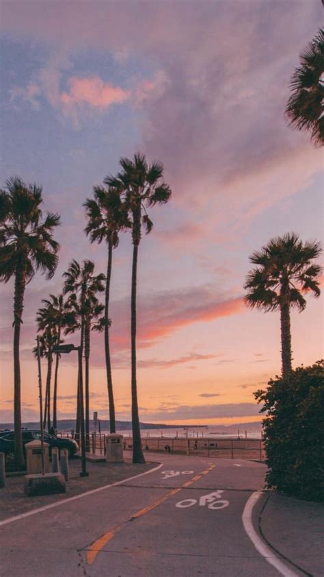 Aesthetic California Aesthetic Iphone Sunset Wallpaper - Draw-level