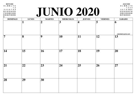 Calendario Junio 2020 2021 El Calendario Junio 2020 2021 Para Imprimir Gratis Mes Y Ano