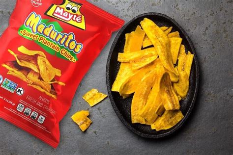 Banana Plantain Chips Mayté Maduritos Sweet Potato Chips 3 oz 85g